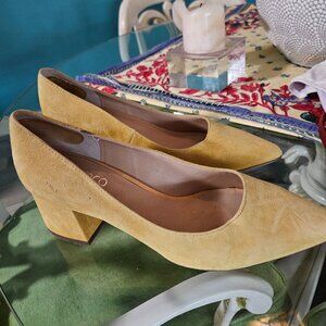 Franco Sarto Suede  Block Heels